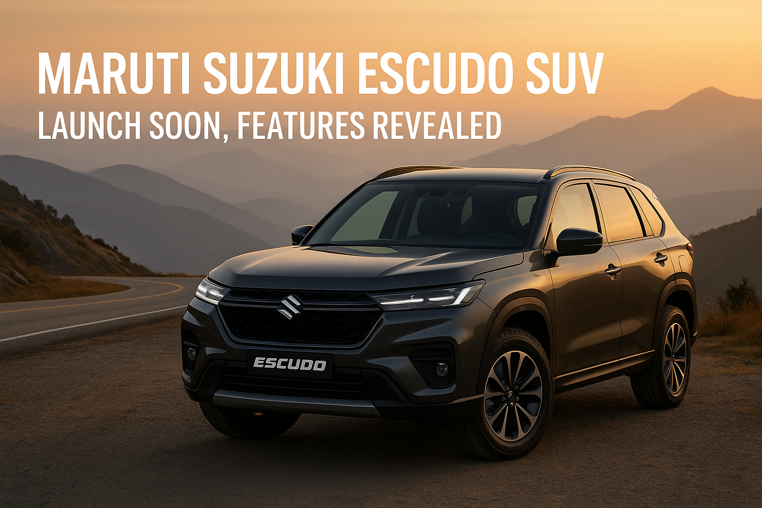 Upcoming Maruti Suzuki Escudo SUV