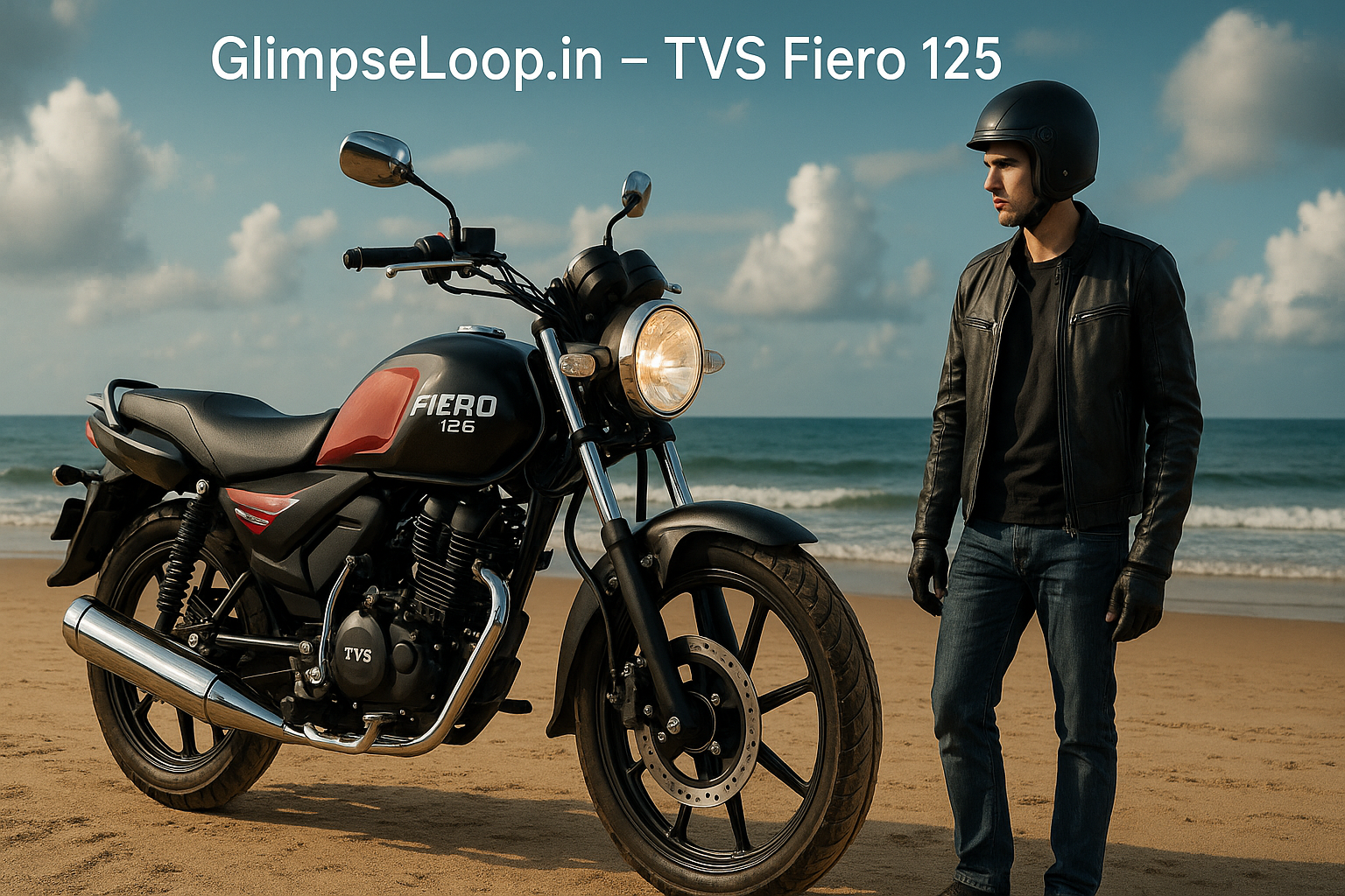 TVS Fiero 125 क्रूजर लुक बाइक