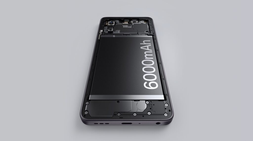 Oppo K13x 5G 6000mAh battery
